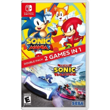 image of Sonic Mania & Team Sonic Racing Double Pack Nintendo Switch Game