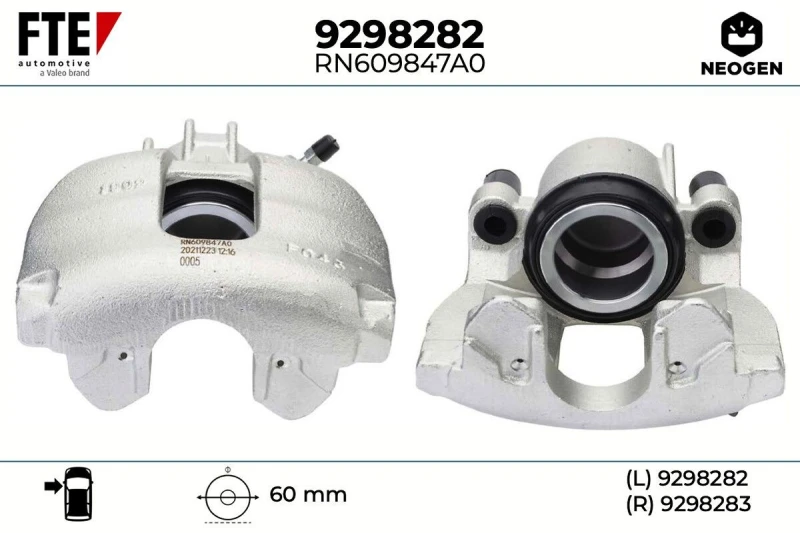Image of Brake caliper FTE 9298282