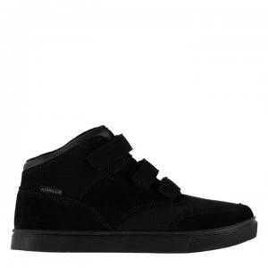 Image of Airwalk Breaker Mid Child Boys Skate Shoes - Black