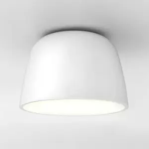 image of Astro Taiko Cylindrical 30cm Bowl Ceiling Light, White