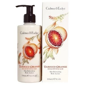 image of Crabtree & Evelyn Tarocco Orange Eucalyptus and Sage Body Lotion 250ml