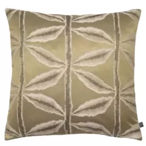 Image of Prestigious Textiles Palm Polyester Filled Cushion Polyester Cotton Ochre