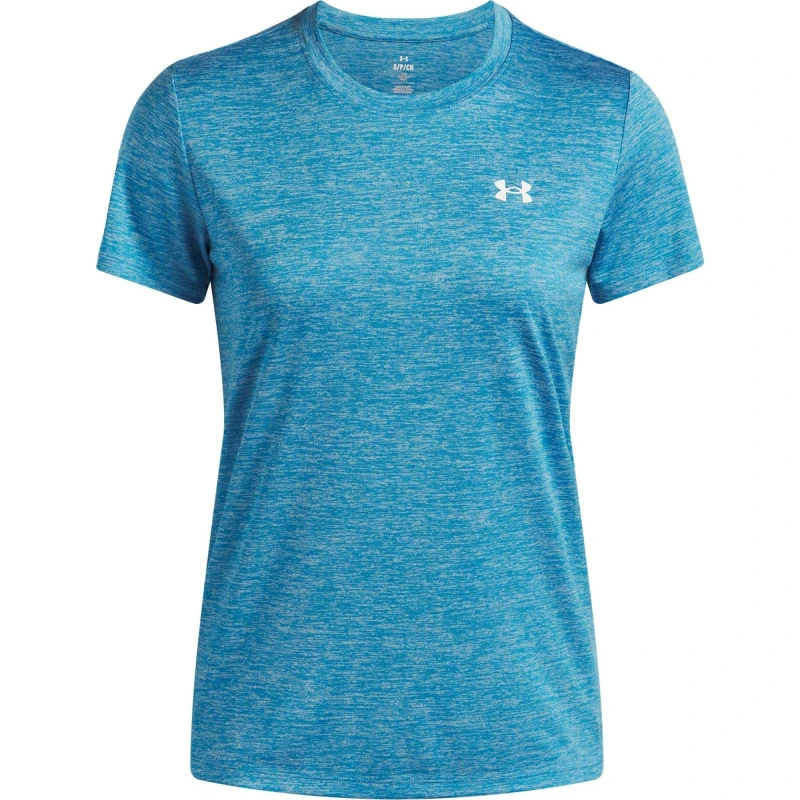 Image of Under Armour Tech Twist Short Sleeve Womens Ether Blue female 8 (XS)