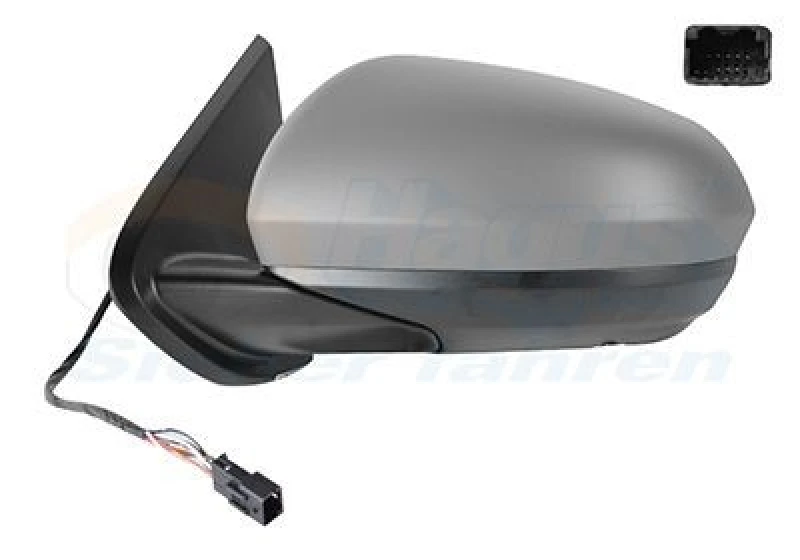 Image of VAN WEZEL Wing mirror VAN WEZEL 1557807