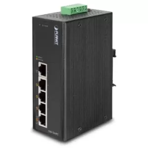 Image of ISW-504PT - Unmanaged - L2 - Fast Ethernet (10/100) - Full duplex - Power over Ethernet (PoE) - Wall mountable