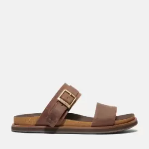 image of Timberland Amalfi Vibes Convertible Backstrap Sandal For Men In Dark Brown Dark Brown, Size 11.5