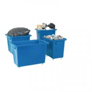 Image of Slingsby Bottle Skip 790X470X550mm 4X50mm Swivel Blue 328225