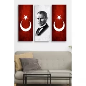 Image of MDF0056 Multicolor Decorative MDF Painting (3 Pieces)