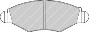 Image of Ferodo FDB1378 Brake Pad Set Front Axle Premier Car