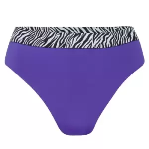 Image of Nike High Waist Bikini Bottoms Womens - Blue