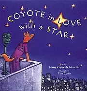 Image of coyote in love with a star