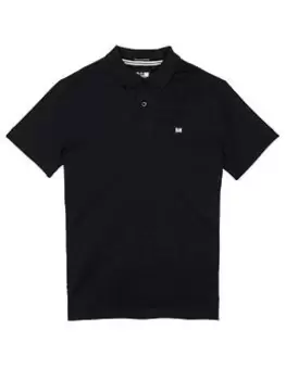 image of Weekend Offender Monteray Black Colour Jersey Polo Shirt, Black Size M Men