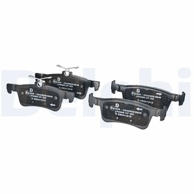 Image of DELPHI Brake pad set DELPHI LP3369