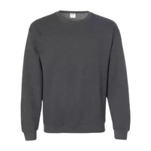 Image of Gildan Heavy Blend Unisex Adult Crewneck Sweatshirt (XL) (Dark Heather)