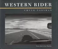 Image of western rider views from a car window