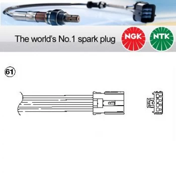Image of 1x NGK NTK Oxygen O2 Lambda Sensor OTA4N-5H1 OTA4N5H1 (1768)