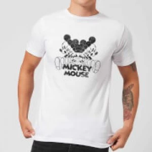 Image of Disney Mickey Mouse Mirrored T-Shirt - White