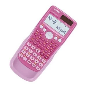 image of Casio FX-85GTPLUS-PK Twin-Powered Scientific Calculator Pink