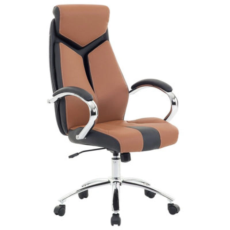 Image of Beliani Office Chair Formula Brown