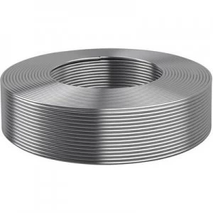 Image of copper rounded wire 15mm silver plated 100115000 Kabeltronik