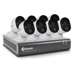 image of Swann 8 Channel Security System 8x 1080p Thermal Sensing Cameras 1TB H