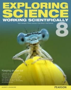 Image of Exploring Science Working Scientifically Student Book Year 8 by Mark Levesley Paperback
