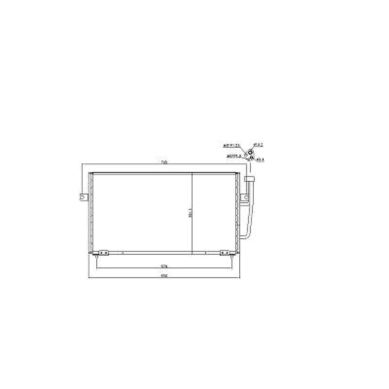 Image of Air conditioning condenser DIEDERICHS DCC1457
