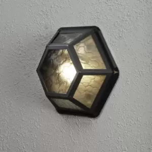Image of Konstsmide Castor Outdoor Classic Wall Lamp Black IP23