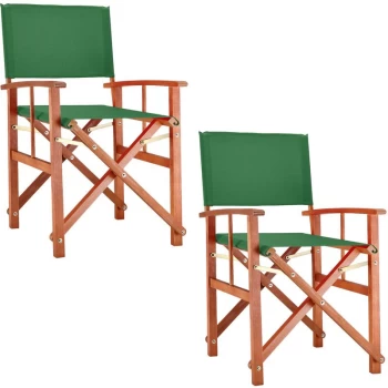 Image of Deuba - Cannes Directors Chairs Colour Choice 2x Green