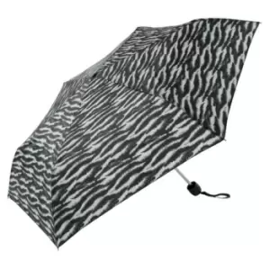 image of X-Brella Animal Print Folding Umbrella (One Size) (Zebra)