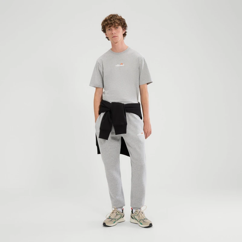 Image of Ellesse Ollio T-Shirt Mens Light Grey Marl male Small