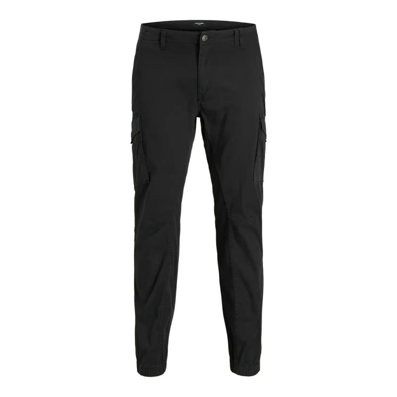 Image of Jack and Jones Flake Cargo Trouser Mens Plus Size - Black 46 R