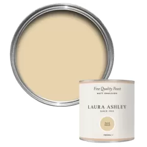 image of Laura Ashley Pale Gold Matt Emulsion Paint, 100ml Tester Pot