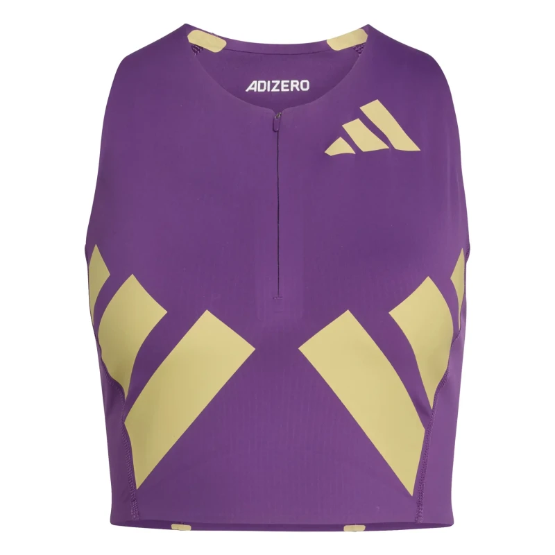 Image of Womens T-Shirt adidas Adizero Violet Female M