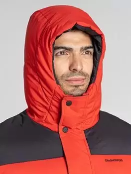 Image of Craghoppers Craghoppers Sutherland Hooded Jacket, Red/Black, Size L, Men