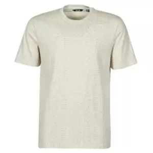 Image of Only Sons ONSBAXEL mens T shirt in Beige - Sizes XXL,S,M,XL,XS