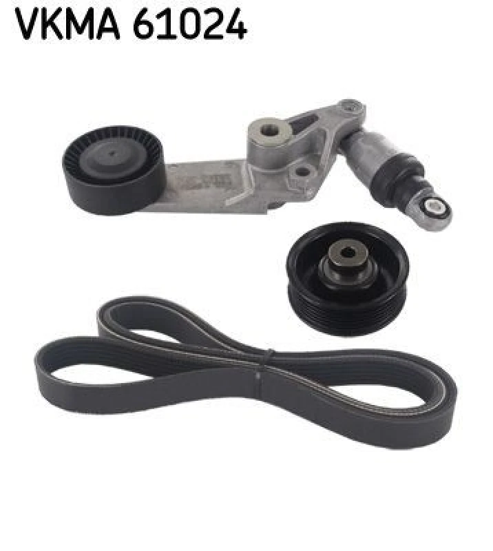 Image of SKF V-Ribbed Belt Set SKF VKMA 61024