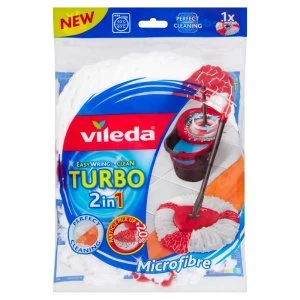 image of Vileda Easy Wring and Clean Turbo 2 in 1 Microfibre Refill