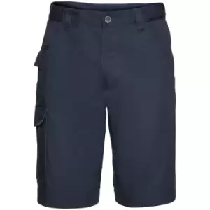 image of Russell Workwear Twill Shorts (42W) (French Navy) - French Navy