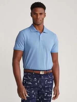 Image of Ralph Lauren Ralph Lauren Golf SS Short Sleeve Polo Shirt, Blue Size XL Men