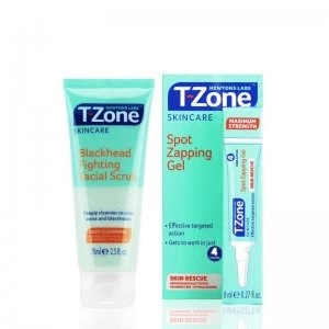 Image of Blackhead Fighting Facial Scrub and Rapid Action Spot Zapping Gel