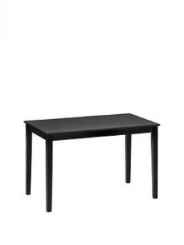 image of Julian Bowen Hudson 114cm Dining Table - Black