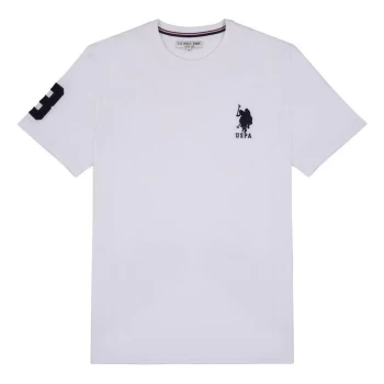 image of US Polo Assn Large Short Sleeve T Shirt - White