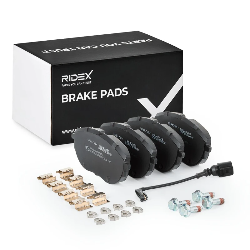 Image of RIDEX Brake pad set RIDEX 402B2000