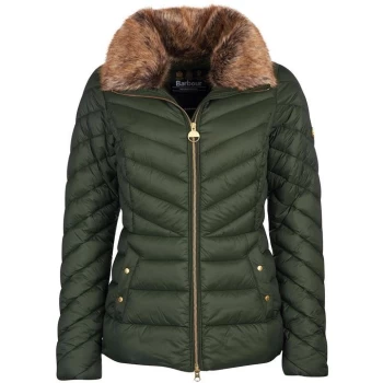 Image of Barbour International Simoncelli Quilted Jacket - Moto Green SG51