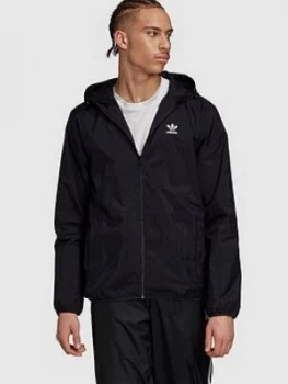 Image of Adidas Originals Essential Windbreaker - Black