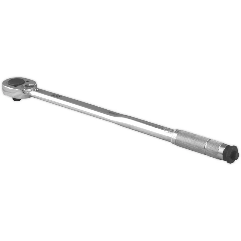 Image of Loops Micrometer Torque Wrench - 3/4" Sq Drive - Flip Reverse Ratchet Mechanism Multi