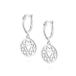 Daisy London Jewellery 925 Sterling Silver Solar Plexus Chakra Earrings Sterling Silver