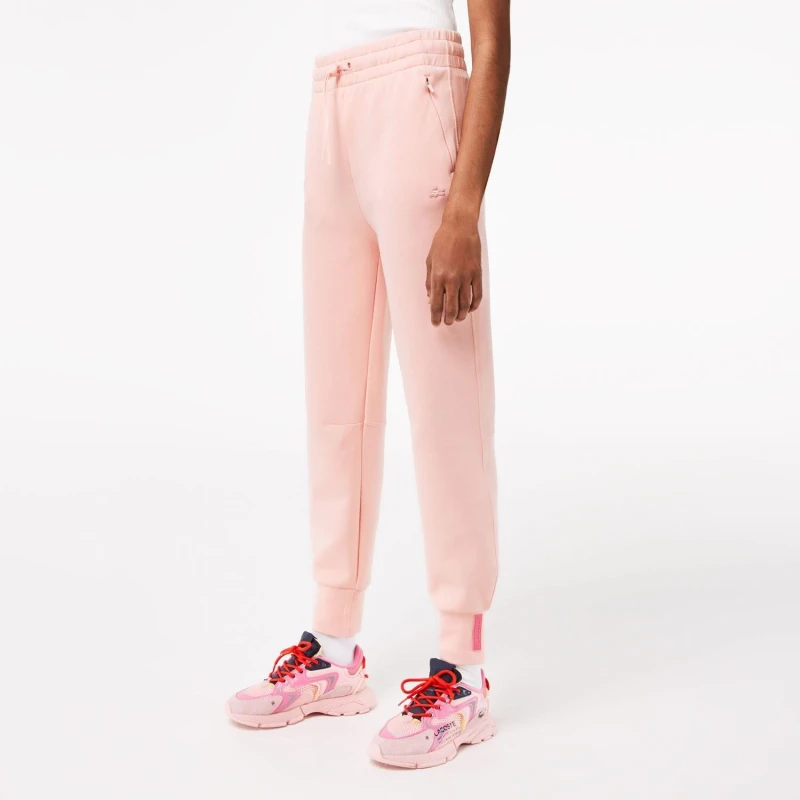 Image of Lacoste Cotton Sweatpants - Pink Pink 8