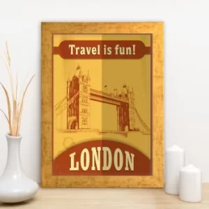Image of AC1913995674 Multicolor Decorative Framed MDF Painting